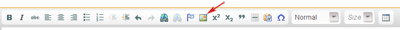image button on toolbar