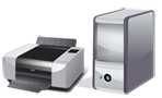 server and printer